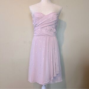 EXPRESS Pink/Purple Strapless Dress Prom‎ Wedding Size 10
